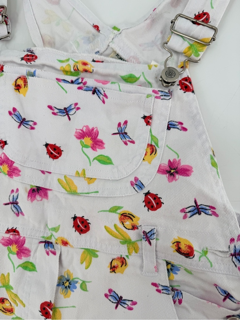 Vintage Bugs Denim Short Overalls Kids 10 Rachel’s Kids